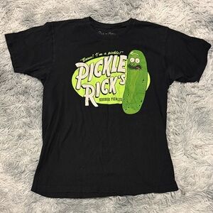 Rick and Morty shirt Large button down